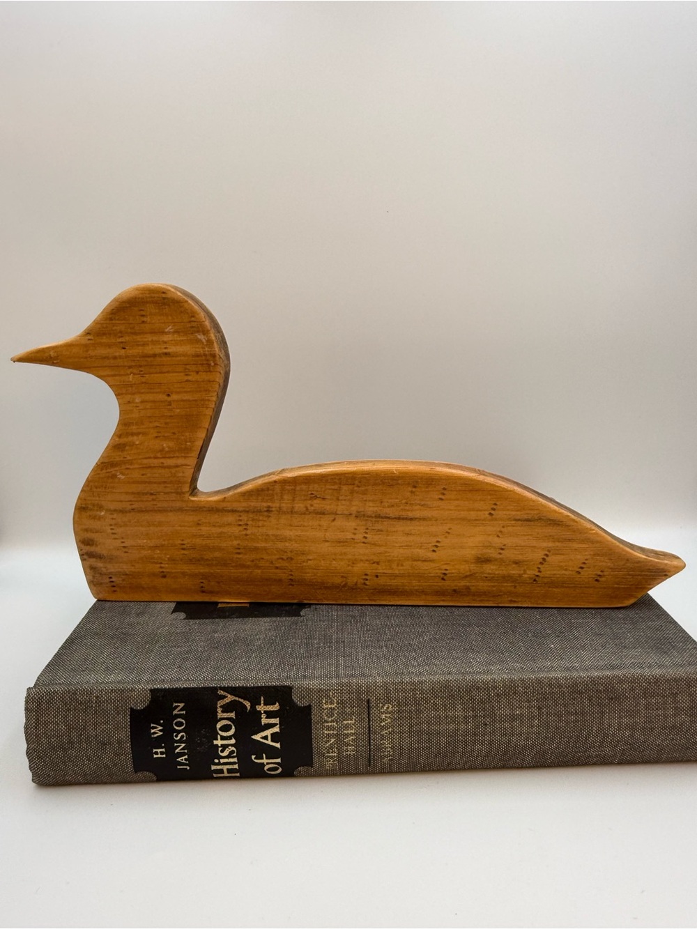 Vintage Wooden Duck Silhouette Shelf Sitter  (Walden Creek Collection) 12”